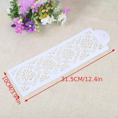 4 Flower Baking Cake and Biscuit Spray Mold for Decorating