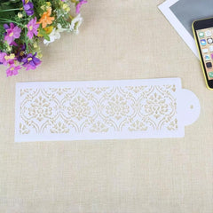 4 Flower Baking Cake and Biscuit Spray Mold for Decorating
