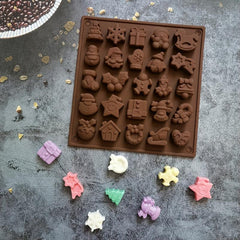 Non Stick Xmas Chocolate Mold 25 Cavities for Delicious Treats