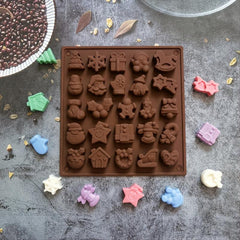 Non Stick Xmas Chocolate Mold 25 Cavities for Delicious Treats