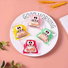 50pcs Monster Cookie Candy Bags for Biscuits Snacks - Christmas Decor