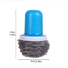Stainless Steel Dishwashing Brush with Handle for Easy Kitchen Cleaning