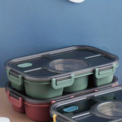 5 Compartment Large Bento Box Microwave Safe for Students and Office