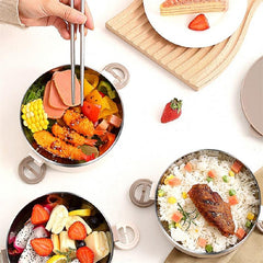 Stainless Steel Insulated Bento Box Stackable Food Container