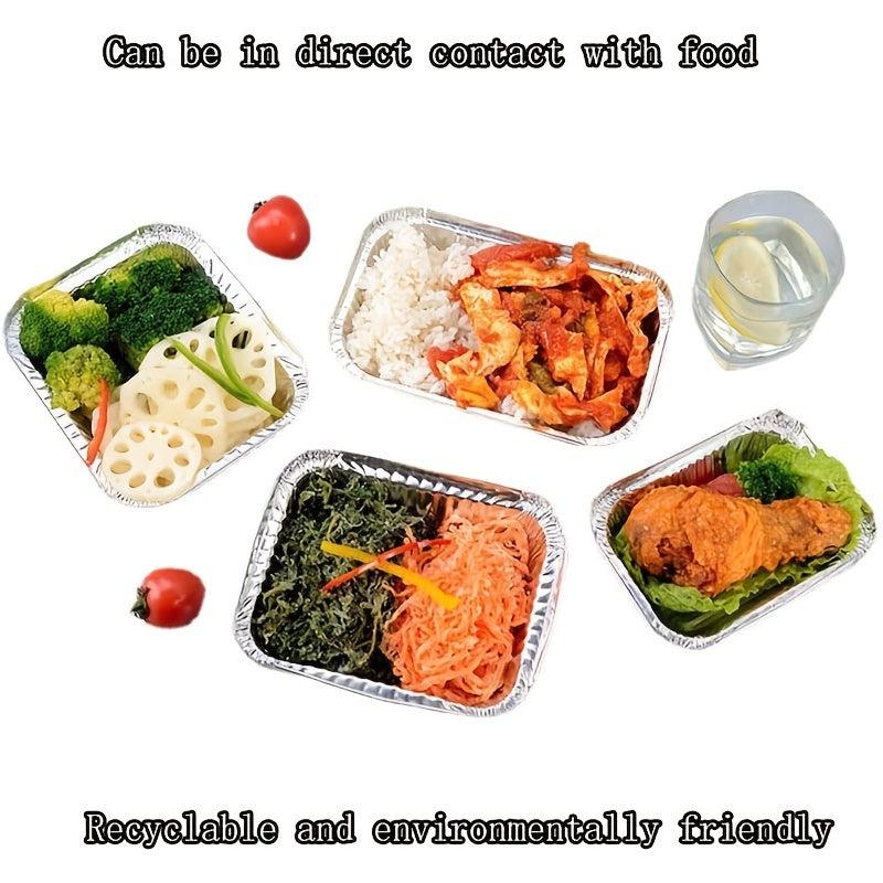 Disposable Aluminum Foil Pans with Lids for Cooking Baking Storing