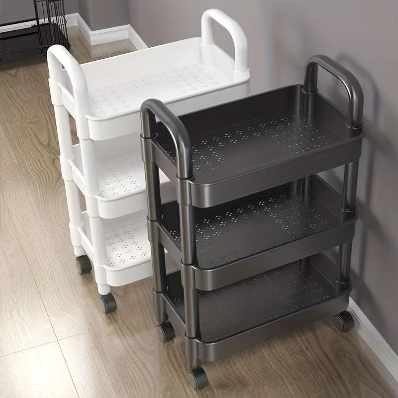 Slim Rolling Storage Cart with Casters
