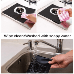 4pcs Stove Surface Protection Pad Reusable Gas Stove Cover