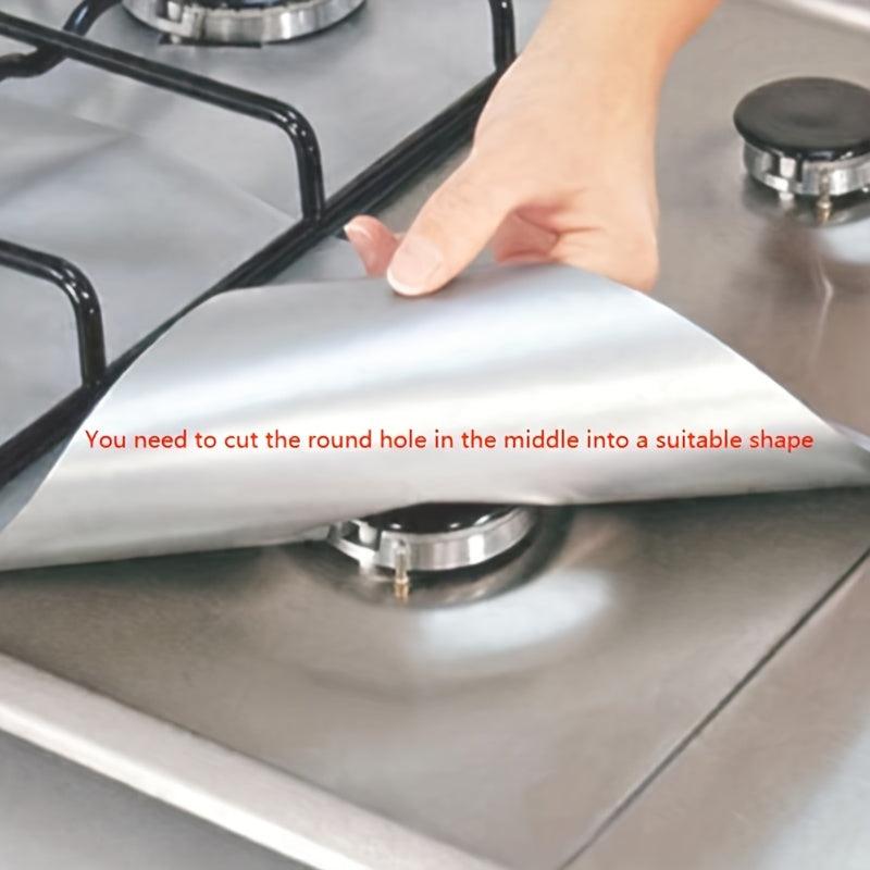 4pcs Stove Surface Protection Pad Reusable Gas Stove Cover