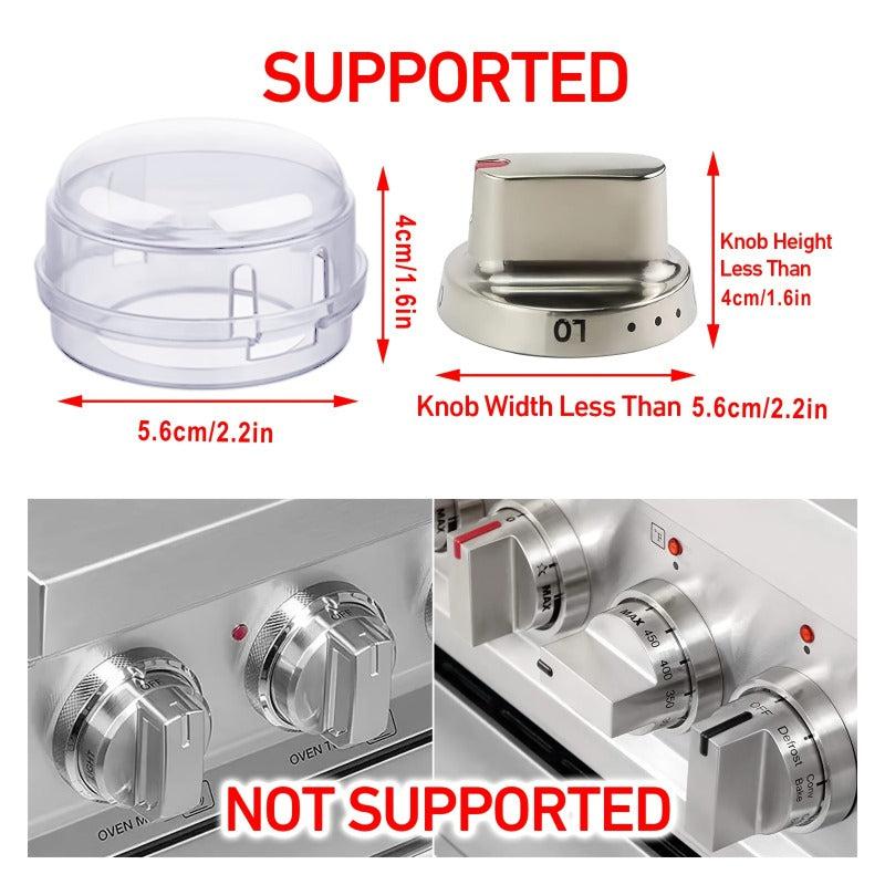 2pcs Gas Stove Knob Covers - Child Safety Oven Knob Covers