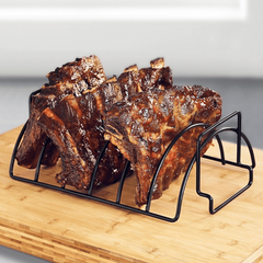 Outdoor BBQ Grill Steak Lamb Chicken Leg Rack BBQ Tool Accessory