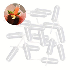 Pack Of 50 4ML Disposable Pipettes Droppers for Cupcake Ice Cream