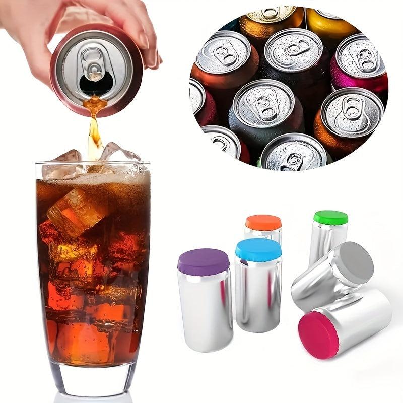 6pcs Silicone Jar Lids Sealing Soda Water No Leak Stopper