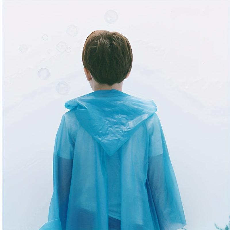5pcs Disposable Raincoat Poncho Individually Wrapped Lightweight