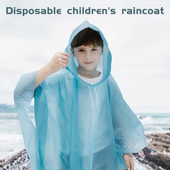 5pcs Disposable Raincoat Poncho Individually Wrapped Lightweight