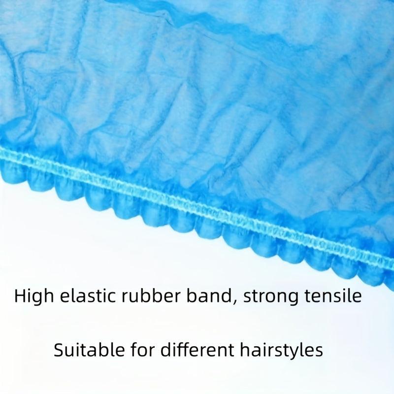 40pcs Disposable Head Cover Non woven Strip Hat Dustproof Cap
