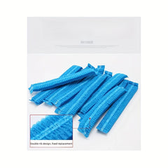 40pcs Disposable Head Cover Non woven Strip Hat Dustproof Cap