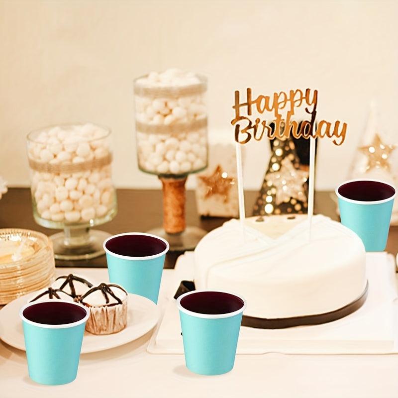 50pcs 3oz Disposable Paper Cups for Bathroom Party Picnic