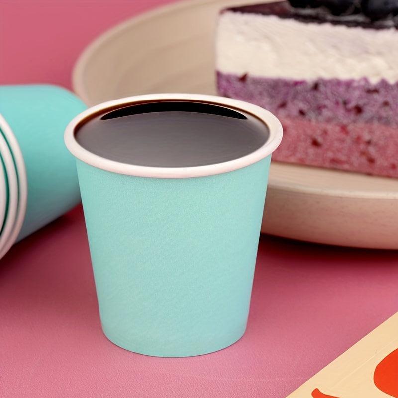 50pcs 3oz Disposable Paper Cups for Bathroom Party Picnic