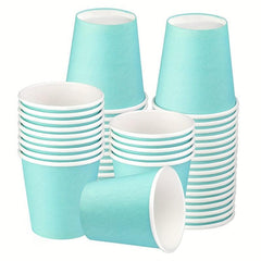 50pcs 3oz Disposable Paper Cups for Bathroom Party Picnic