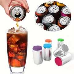 6pcs Silicone Can Lid Soda Water Closure Beverage No Leak Stopper