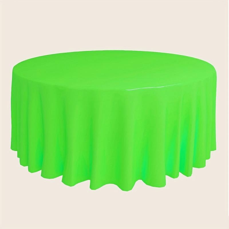 Waterproof Round Tablecloth PE Eco-friendly Kitchen Picnic Table Cloth
