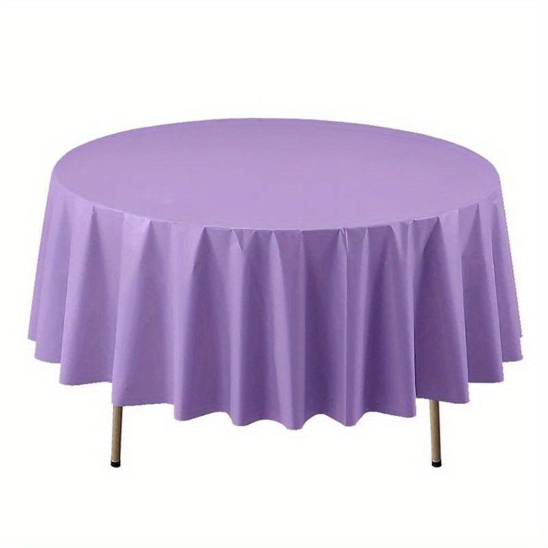 Waterproof Round Tablecloth PE Eco-friendly Kitchen Picnic Table Cloth