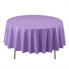 Waterproof Round Tablecloth PE Eco-friendly Kitchen Picnic Table Cloth