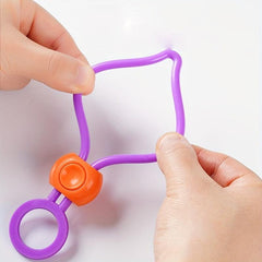 1pc Colorful Silicone Seal Pull Buckle Straps Multifunctional Sealing Clip