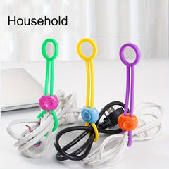 1pc Colorful Silicone Seal Pull Buckle Straps Multifunctional Sealing Clip