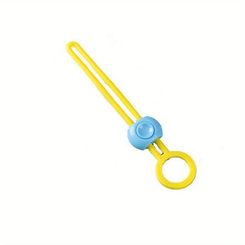 1pc Colorful Silicone Seal Pull Buckle Straps Multifunctional Sealing Clip