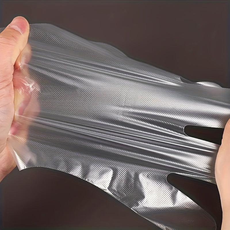 100pcs Disposable Plastic Gloves For Cooking Kitchen Barbecue Cleaning