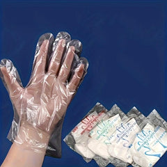 100pcs Disposable Plastic Gloves For Cooking Kitchen Barbecue Cleaning