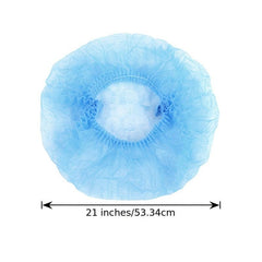 Disposable Chef Hair Cap Elastic Dustproof Cap For Kitchen Hood - Pink