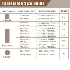 Nordic Style Modern Waterproof Tablecloth Home Decor