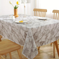 Nordic Style PVC Tablecloth Waterproof Marble Pattern Table Cloth
