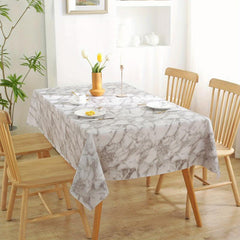 Nordic Style PVC Tablecloth Waterproof Marble Pattern Table Cloth