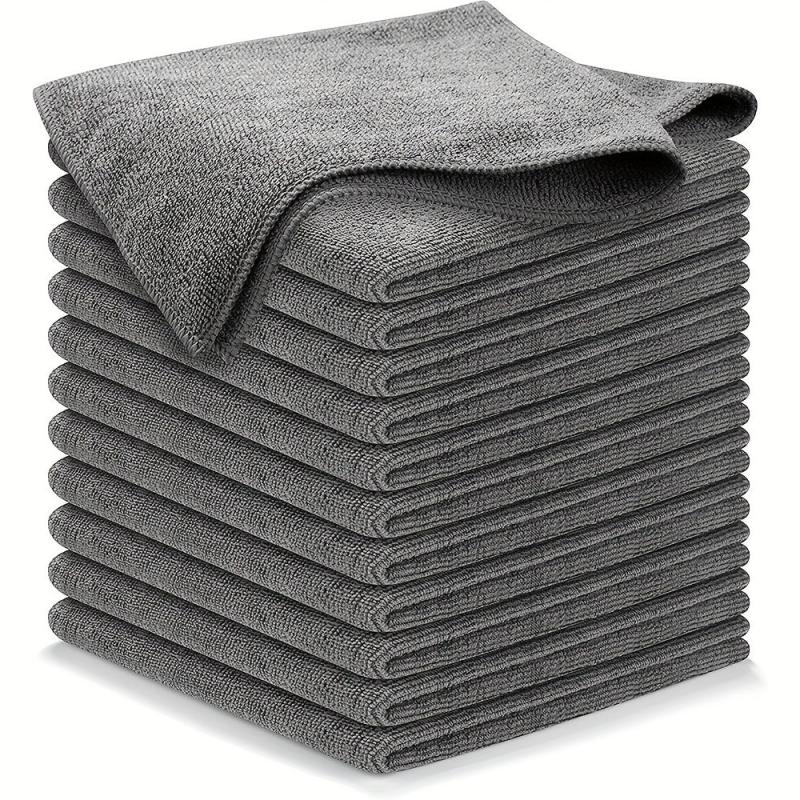 12pcs Microfiber Cleaning Cloth for Streak-Free Shine Car Washing