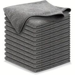 12pcs Microfiber Cleaning Cloth for Streak-Free Shine Car Washing