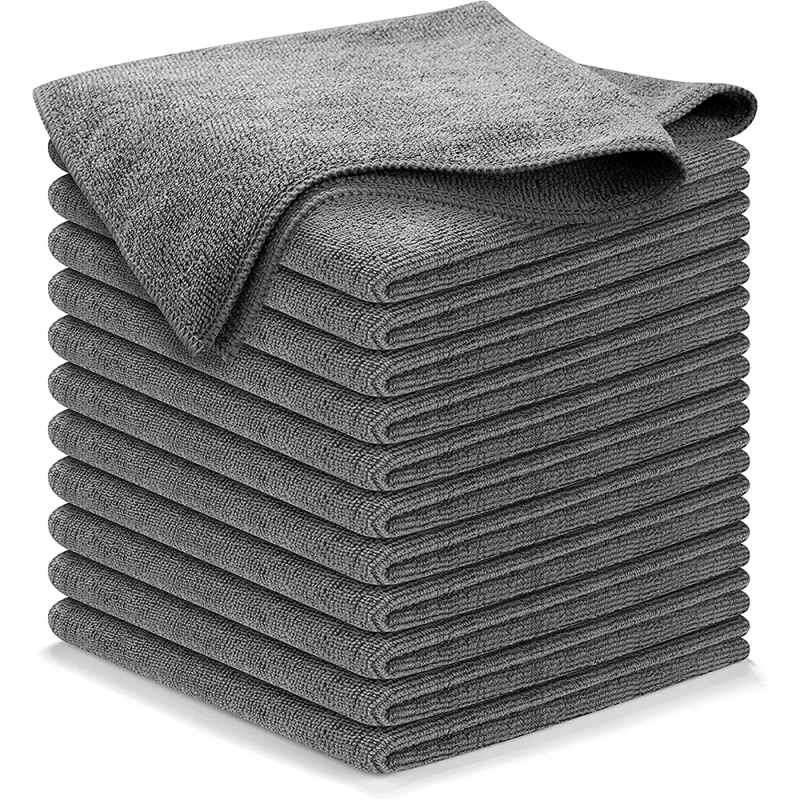 12pcs Microfiber Cleaning Cloth for Streak-Free Shine Car Washing
