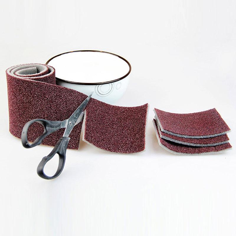 2pcs Scrubbing Brush & Microfiber Cloths Set Kitchen Cleaning Tools