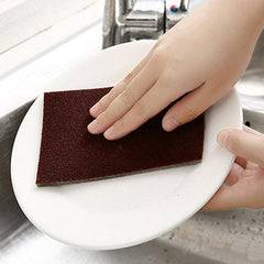 2pcs Scrubbing Brush & Microfiber Cloths Set Kitchen Cleaning Tools