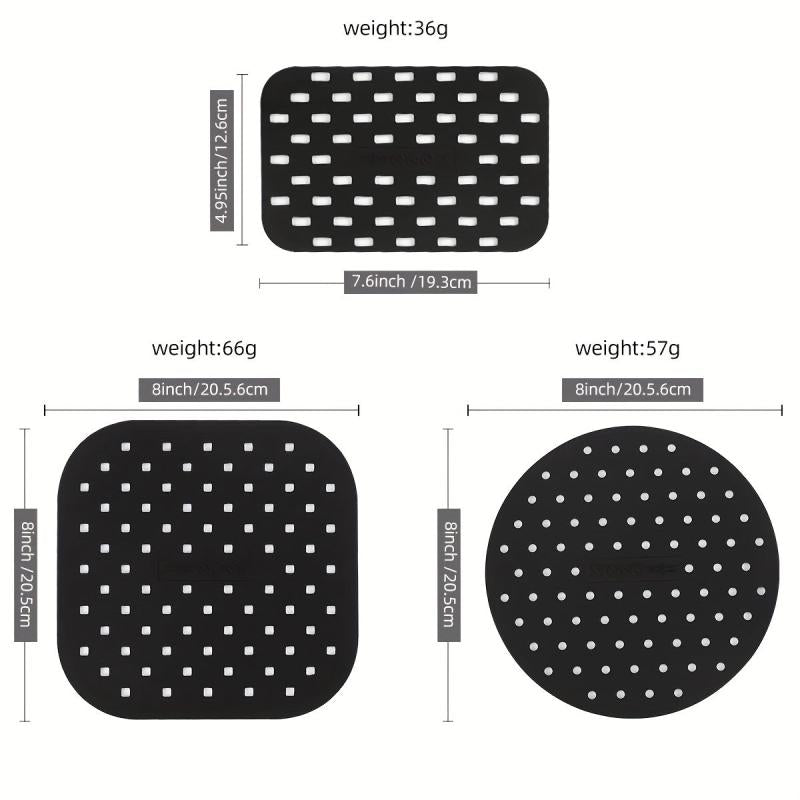 1pc Reusable Silicone Air Fryer Liner Easy Clean Air Fryer Accessories Non Stick