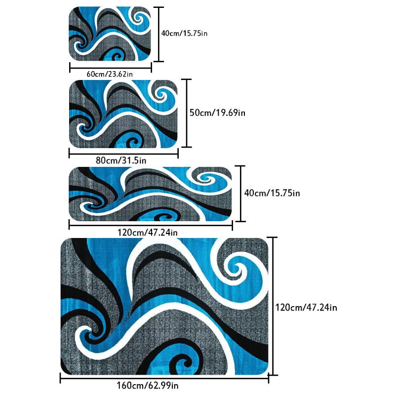 Absorbent Non Slip Kitchen Rugs Stain Resistant Mats