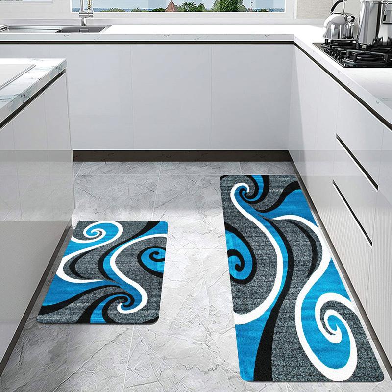 Absorbent Non Slip Kitchen Rugs Stain Resistant Mats