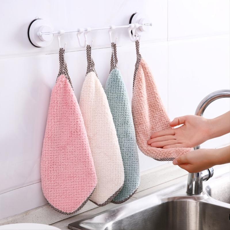 Scouring Pad Dish Cloths Antibacterial Cleaning Brush Kitchen Stuff