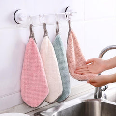 Scouring Pad Dish Cloths Antibacterial Cleaning Brush Kitchen Stuff