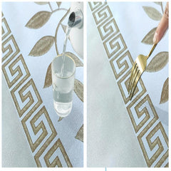 Waterproof Polyester Tablecloth Rectangle Style Table Cloth for Picnic or Party