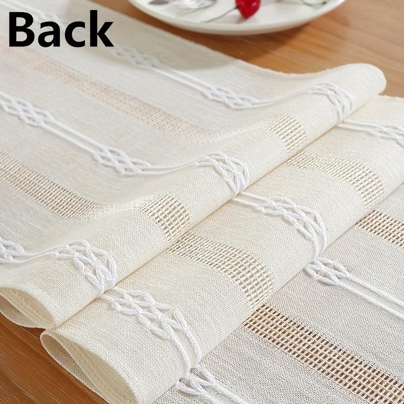 Polka Dot Table Runner Polyester Home Decoration