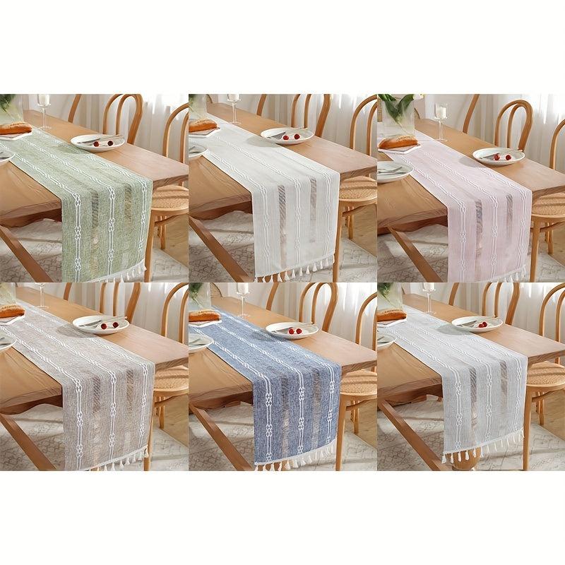 Polka Dot Table Runner Polyester Home Decoration