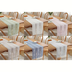 Polka Dot Table Runner Polyester Home Decoration